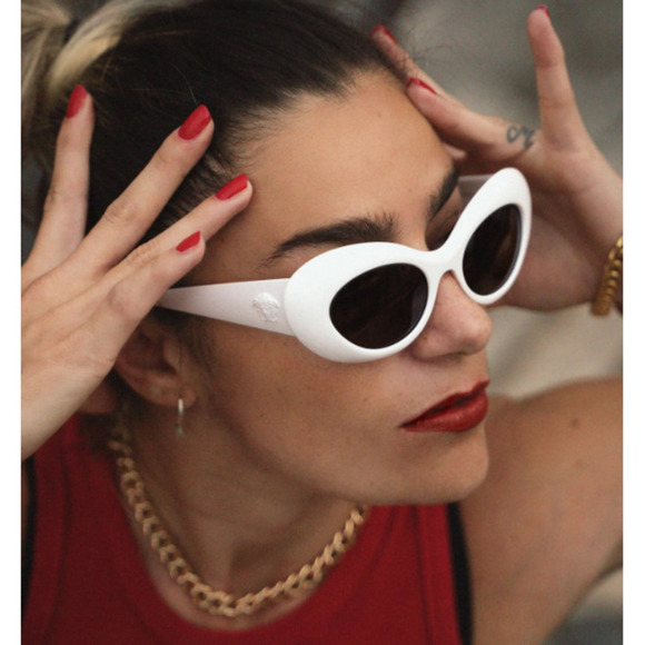NWT Versace VE4456U White Cat Eye 52mm Sunglasses